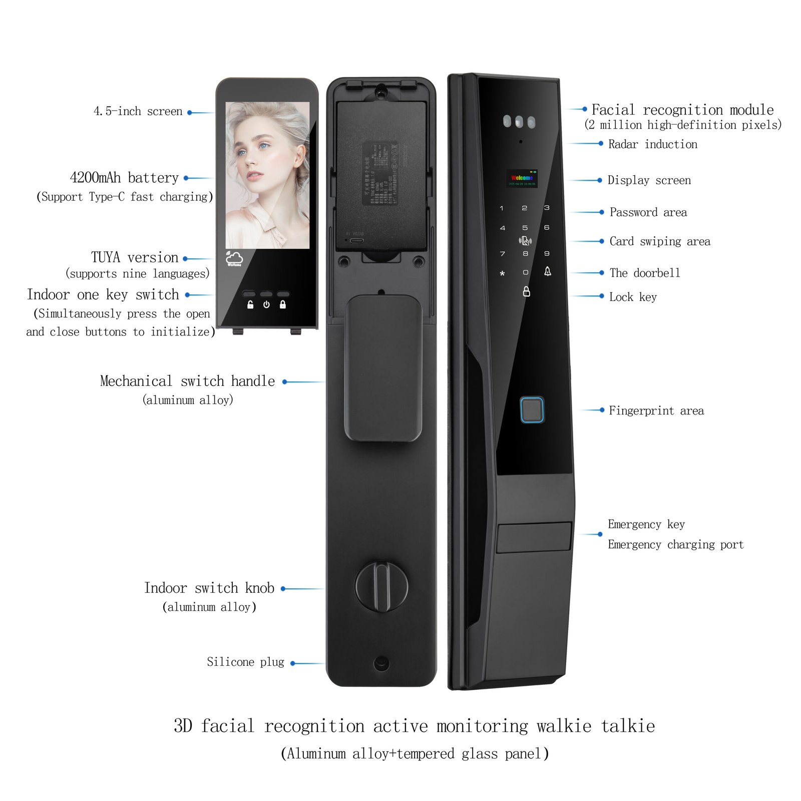 DDL4 smart lock structure and access features