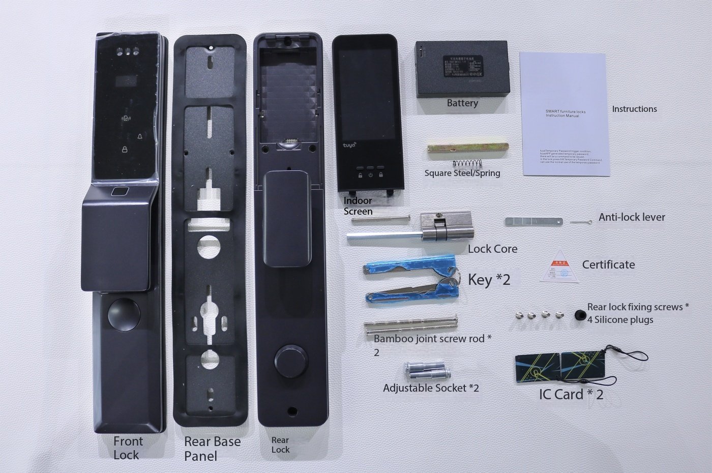 DDL5 smart lock components and accessories