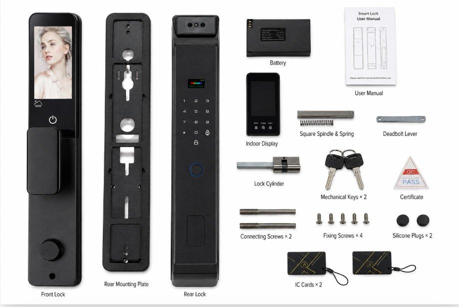 DDL6 smart lock components and accessories