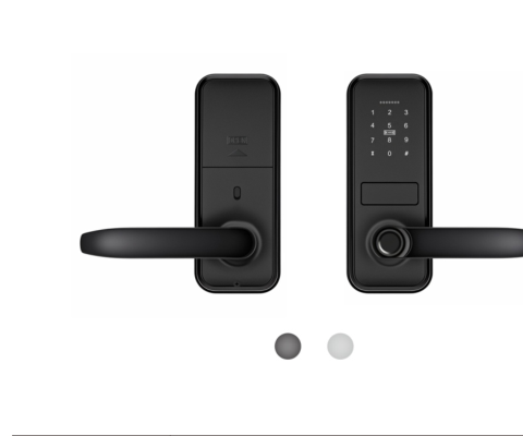 P13 Panel Smart Lock front and rear view